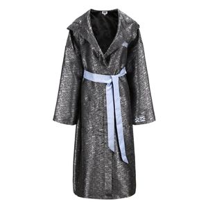 NWOT DAWANG YUN DROP SHOULDER BELTED ROBE Size S/M